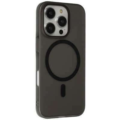 Mey İthalat®  iPhone 16 Pro Tuna PC Slim Magsafe Kapak - Siyah
