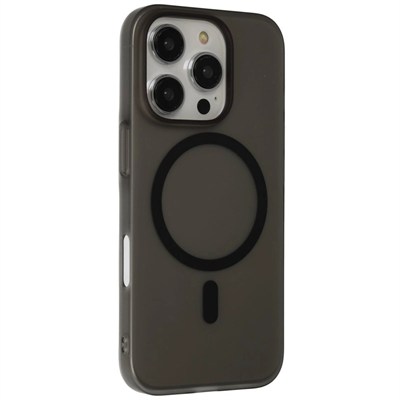Mey İthalat®  iPhone 16 Pro Tuna PC Slim Magsafe Kapak - Siyah