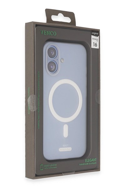 Mey İthalat®  iPhone 16 Sense Magsafe Kapak - Şeffaf