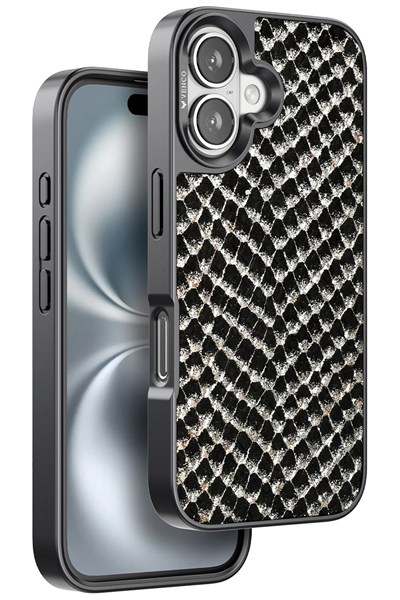 Mey İthalat®  iPhone 16 Viper Kapak - Siyah