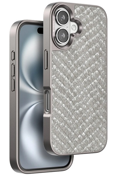 Mey İthalat®  iPhone 16 Viper Kapak - Titan Gri