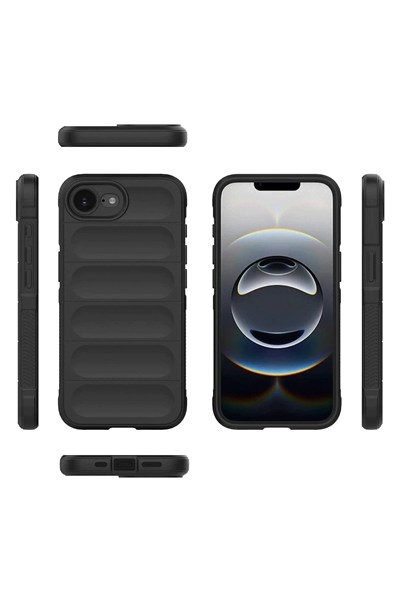 Mey İthalat®  iPhone 16E Kılıf Optimum Silikon - Koyu Yeşil