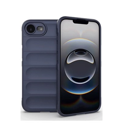 Mey İthalat®  iPhone 16E Kılıf Optimum Silikon - Lacivert