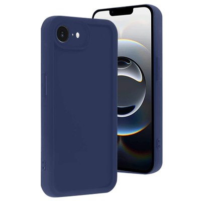 Mey İthalat®  iPhone 16E Kılıf Viera Silikon - Lacivert
