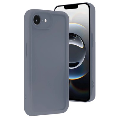 Mey İthalat®  iPhone 16E Kılıf Viera Silikon - Gri