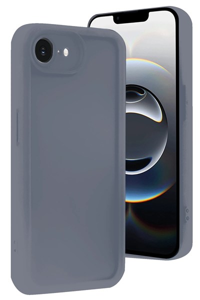 Mey İthalat®  iPhone 16E Kılıf Viera Silikon - Gri
