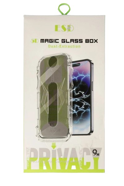 Mey İthalat®  iPhone 17 Air  Magic 5D Hayalet Cam