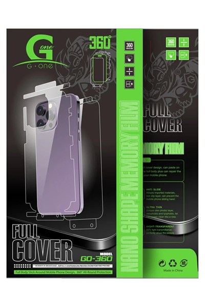 Mey İthalat®  iPhone 17 Pro 360 Full Body Arka Koruyucu