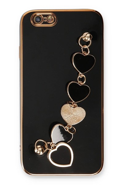 Mey İthalat®  iPhone 6 Kılıf Esila Silikon - Siyah