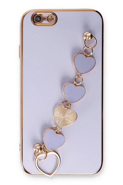 Mey İthalat®  iPhone 6 Kılıf Esila Silikon - Lila