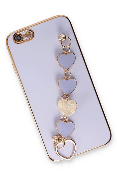 Mey İthalat®  iPhone 6 Kılıf Esila Silikon - Lila