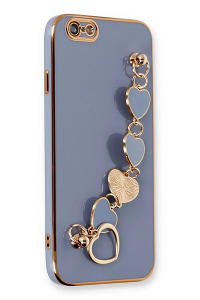 Mey İthalat®  iPhone 6 Kılıf Esila Silikon - Gri