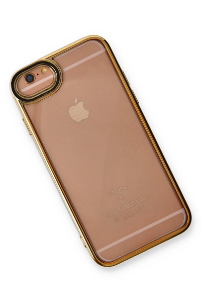 Mey İthalat®  iPhone 6 Kılıf Liva Lens Silikon - Siyah