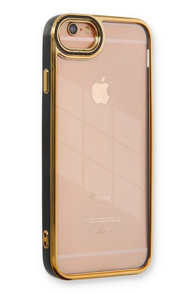 Mey İthalat®  iPhone 6 Kılıf Liva Lens Silikon - Siyah