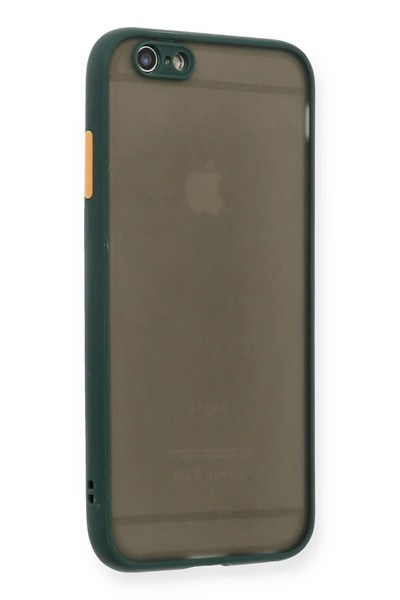 Mey İthalat®  iPhone 6 Kılıf Montreal Silikon Kapak - Yeşil