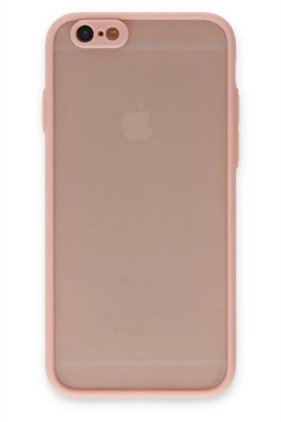 Mey İthalat®  iPhone 6 Kılıf Montreal Silikon Kapak - Pembe