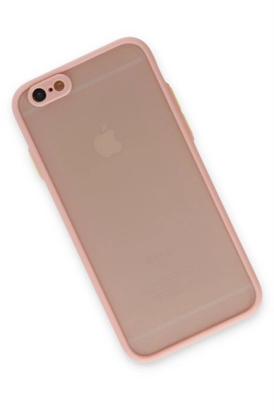 Mey İthalat®  iPhone 6 Kılıf Montreal Silikon Kapak - Pembe