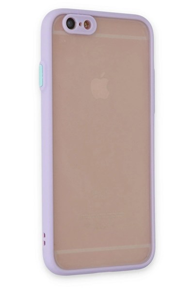 Mey İthalat®  iPhone 6 Kılıf Montreal Silikon Kapak - Mor