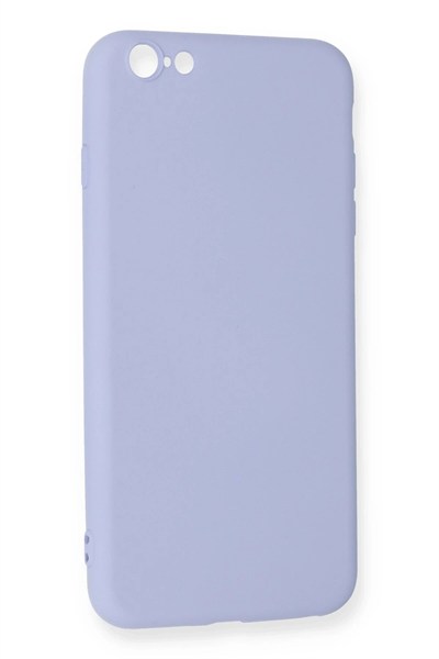 Mey İthalat®  iPhone 6 Plus Kılıf Nano içi Kadife Silikon - Lila