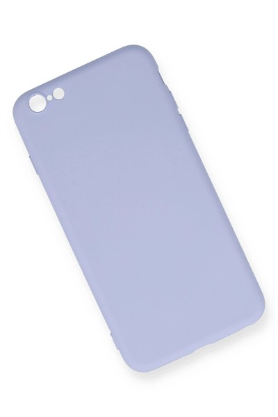 Mey İthalat®  iPhone 6 Plus Kılıf Nano içi Kadife Silikon - Lila