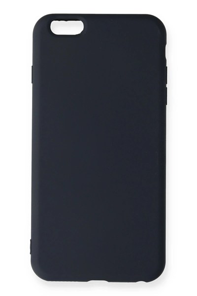 Mey İthalat®  iPhone 6 Plus Kılıf Nano içi Kadife Silikon - Lacivert