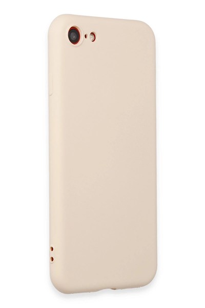 Mey İthalat®  iPhone 7 Kılıf First Silikon - Krem