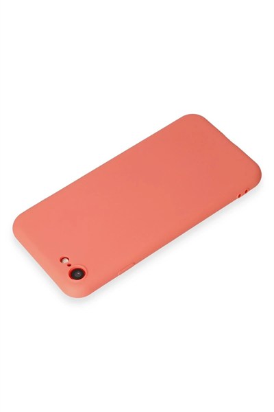 Mey İthalat®  iPhone 7 Kılıf First Silikon - Turuncu