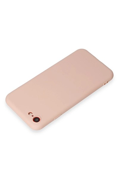 Mey İthalat®  iPhone 7 Kılıf First Silikon - Pudra
