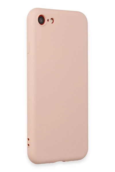 Mey İthalat®  iPhone 7 Kılıf First Silikon - Pudra