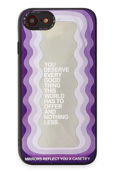 Mey İthalat®  iPhone 7 Kılıf Mirror Desenli Kapak - Mirror - 5