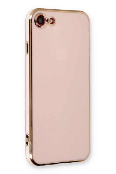 Mey İthalat®  iPhone 7 Kılıf Volet Silikon - Pembe
