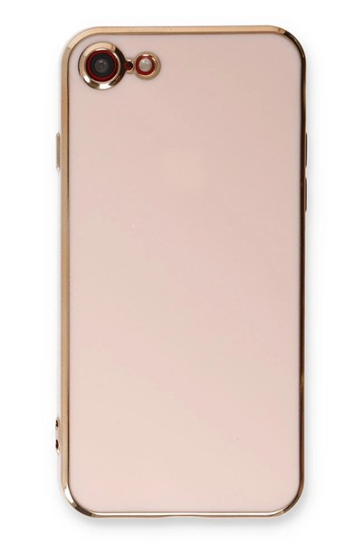 Mey İthalat®  iPhone 7 Kılıf Volet Silikon - Pembe