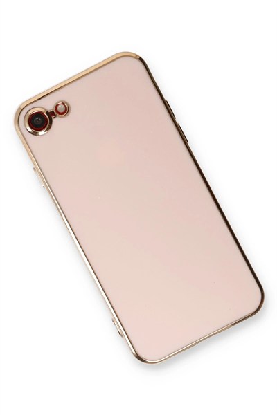 Mey İthalat®  iPhone 7 Kılıf Volet Silikon - Pembe