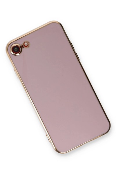 Mey İthalat®  iPhone 7 Kılıf Volet Silikon - Mor