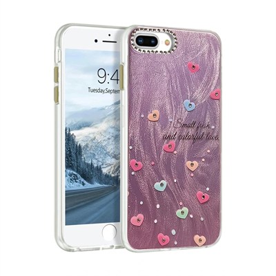 Mey İthalat®  iPhone 7 Plus Kılıf Blade Aynalı Desenli Kapak - Desen 8
