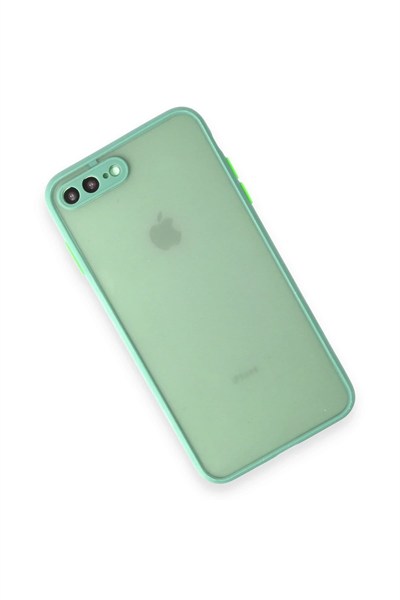 Mey İthalat®  iPhone 7 Plus Kılıf Montreal Silikon Kapak - Turkuaz