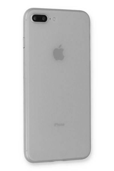 Mey İthalat®  iPhone 7 Plus Kılıf PP Ultra İnce Kapak - Beyaz
