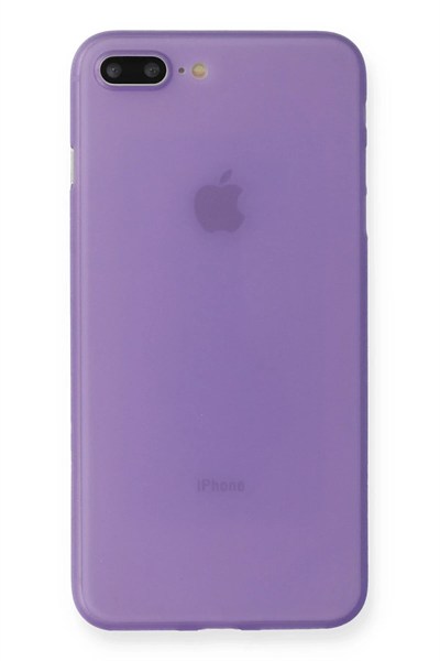 Mey İthalat®  iPhone 7 Plus Kılıf PP Ultra İnce Kapak - Mor