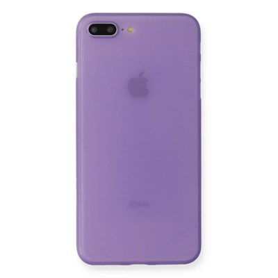 Mey İthalat®  iPhone 7 Plus Kılıf PP Ultra İnce Kapak - Mor