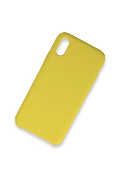 Mey İthalat®  iPhone X Kılıf Lansman Legant Silikon - Sarı