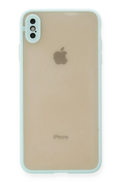 Mey İthalat®  iPhone X Kılıf Montreal Silikon Kapak - Turkuaz