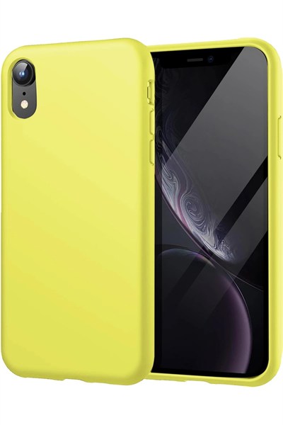 Mey İthalat®  iPhone XR Kılıf First Silikon - Parlak Yeşil