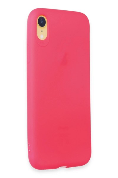 Mey İthalat®  iPhone XR Kılıf First Silikon - Pembe