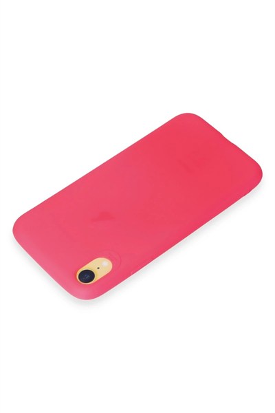 Mey İthalat®  iPhone XR Kılıf First Silikon - Pembe