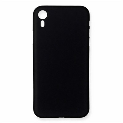 Mey İthalat®  iPhone XR Kılıf PP Ultra İnce Kapak - Siyah