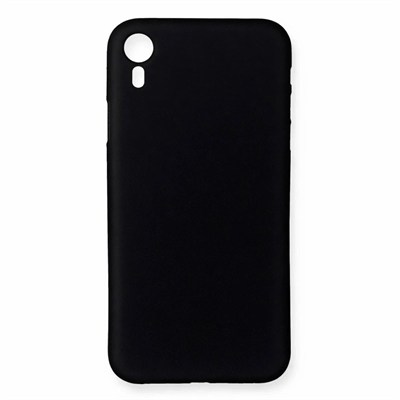 Mey İthalat®  iPhone XR Kılıf PP Ultra İnce Kapak - Siyah