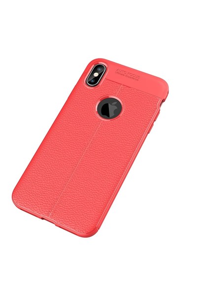Mey İthalat®  iPhone XS Max Kılıf Auto Focus Kapak - Kırmızı
