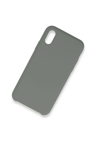 Mey İthalat®  iPhone XS Max Kılıf Lansman Legant Silikon - Gri