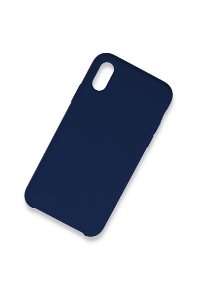 Mey İthalat®  iPhone XS Max Kılıf Lansman Legant Silikon - Lacivert