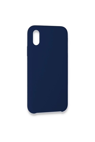 Mey İthalat®  iPhone XS Max Kılıf Lansman Legant Silikon - Lacivert